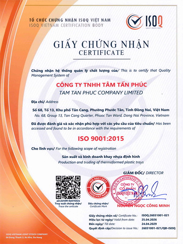 CÔNG TY TNHH TÂM TẤN PHÚC